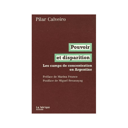 Livre POUVOIR ET DISPARITION