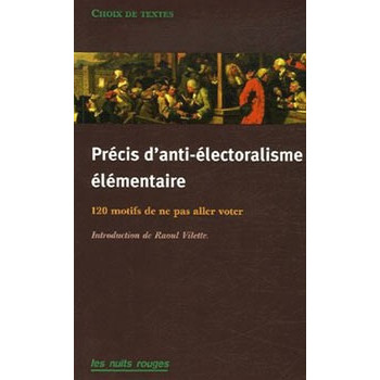 Book PRECIS D’ANTI-ELECTORALISME ELEMENTAIRE