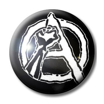 Badge ANARCHIE - POING Badge ANARCHIE - POING