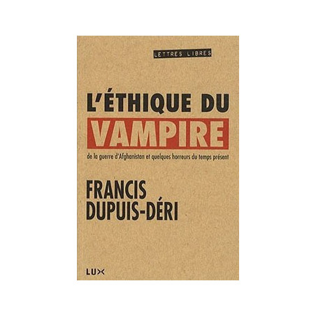 Book L’ETHIQUE DU VAMPIRE