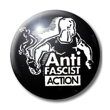 Button ANTI FASCIST ACTION