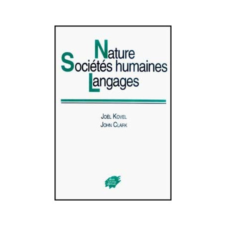 Book NATURE, SOCIETES HUMAINES, LANGAGES