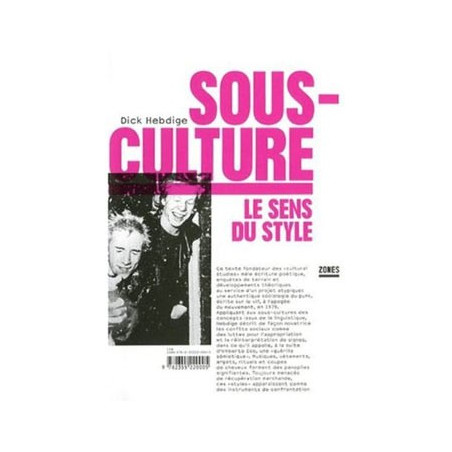 Book SOUS CULTURE: LE SENS DU STYLE