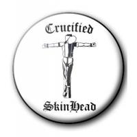 Badge CRUCIFIED SKINHEAD