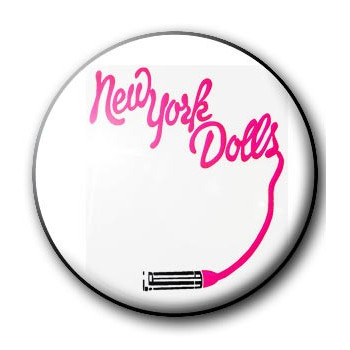 Button NEW YORK DOLLS