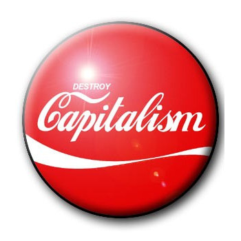 Badge DESTROY CAPITALISM