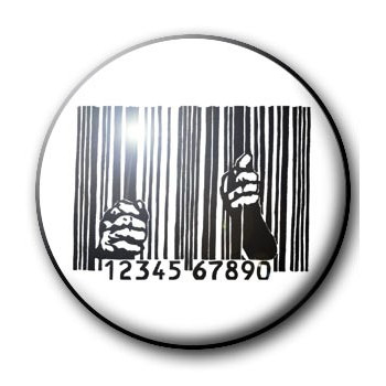 Badge PRISONNIER CODE BARRE