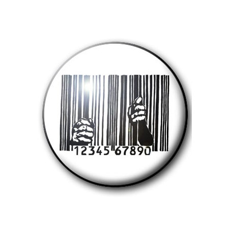 Badge PRISONNIER CODE BARRE