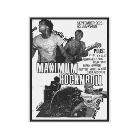 Book MAXIMUM ROCKNROLL N°388 SEPT 2015