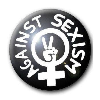 Button AGAINST SEXISM