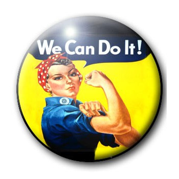 Button WE CAN DO IT