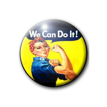 Badge WE CAN DO IT