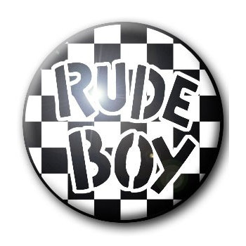 Button RUDE BOY