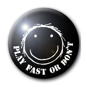Button ELECTRO HIPPIES - PLAY FAST OR DON'T