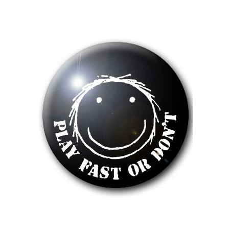 Button ELECTRO HIPPIES - PLAY FAST OR DON'T