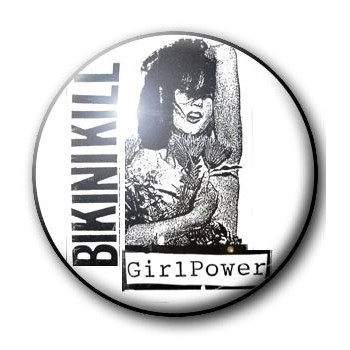 Badge BIKINI KILL (2) GIRL POWER