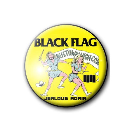 Badge BLACK FLAG - JEALOUS AGAIN