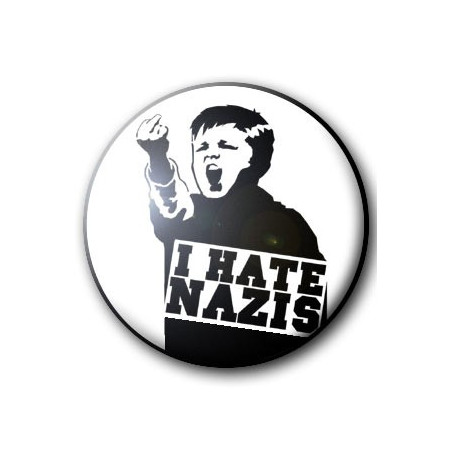 Badge I HATE NAZIS