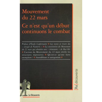 Livre CE N’EST QU’UN DEBUT CONTINUONS LE COMBAT