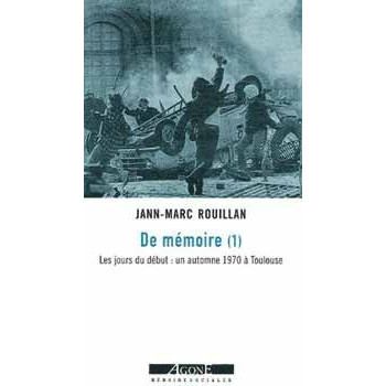 Livre DE MEMOIRE Tome 1 LES JOURS DU DEBUT