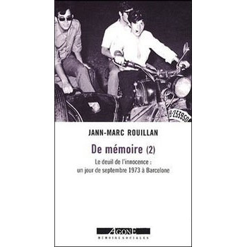 Book DE MEMOIRE 2 LE DEUIL DE L'INNOCENCE