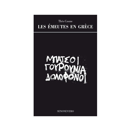 Livre LES EMEUTES EN GRECE