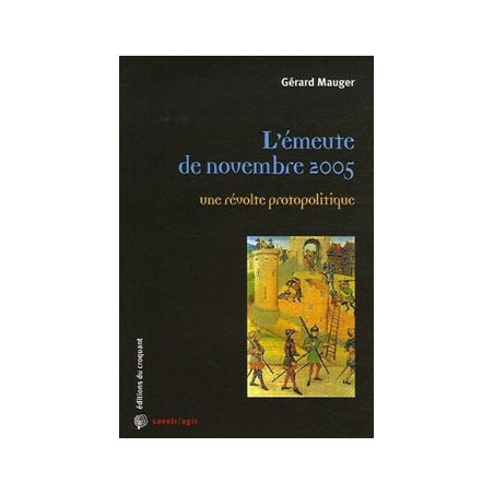 Livre L’EMEUTE DE NOVEMBRE 2005