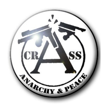 Button CRASS (ANARCHY & PEACE)