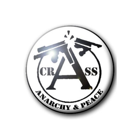 Button CRASS (ANARCHY & PEACE)