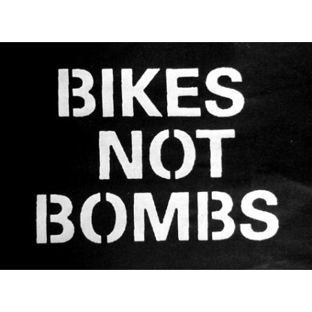 Patch BIKES NOT BOMBS