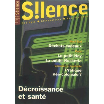 Magazine SILENCE - LOT DE 3 REVUES (341/343/344)