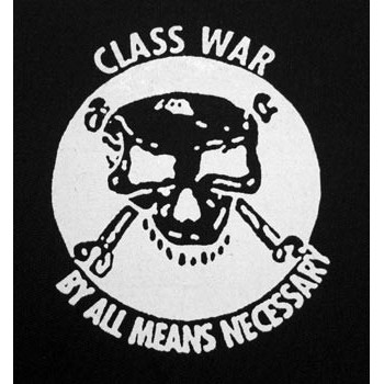 CLASS WAR Patch - BY ALL MEANS NECESSARY CLASS WAR Patch - BY ALL MEANS NECESSARY