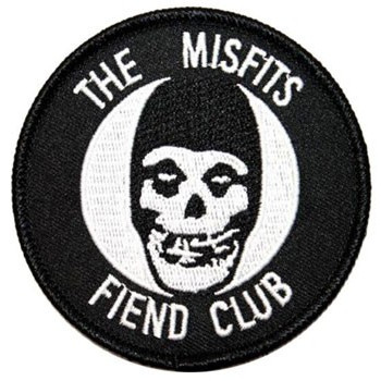 Livre THE MISFITS FIEND CLUB Patch BRODÉ