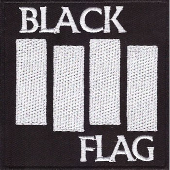 BLACK FLAG EMBROIDERED Patch BLACK FLAG EMBROIDERED Patch