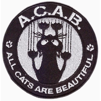 ALL CATS ARE BEAUTIFUL - EMBROIDERED Patch