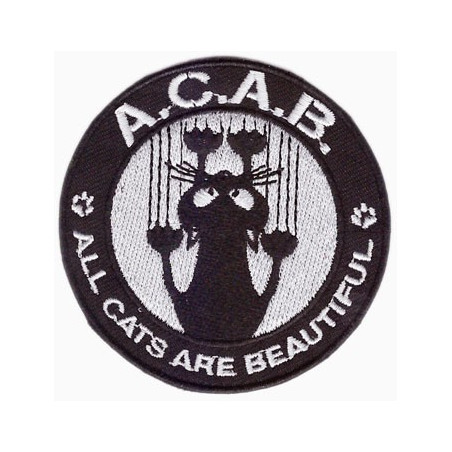 ALL CATS ARE BEAUTIFUL - EMBROIDERED Patch