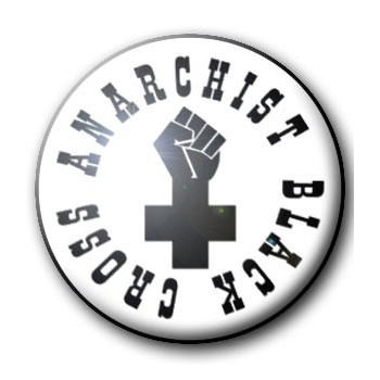 Button ANARCHIST BLACK CROSS (ABC) Button ANARCHIST BLACK CROSS (ABC)