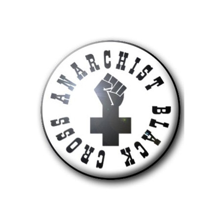 Button ANARCHIST BLACK CROSS (ABC)
