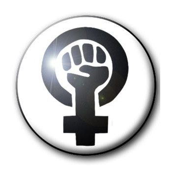 Button FEMINIST FIST