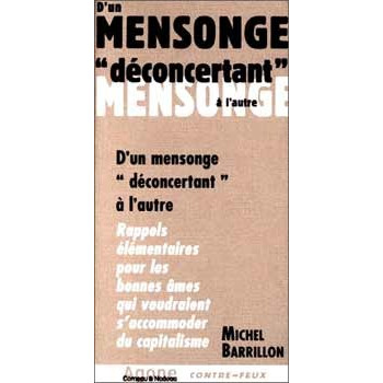 Livre D'UN MENSONGE DECONCERTANT A L'AUTRE