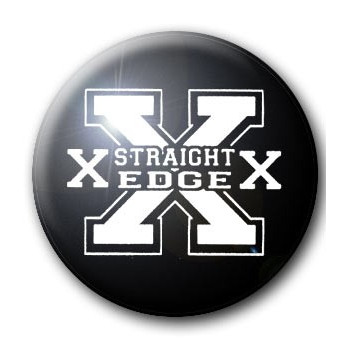 Button STRAIGHT EDGE - XXX