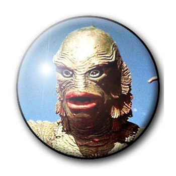 CREATURE FROM THE BLACK LAGOON BUTTON