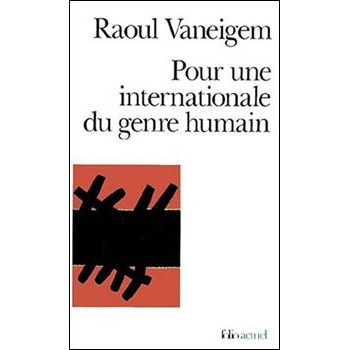 Book POUR UNE INTERNATIONALE DU GENRE HUMAIN