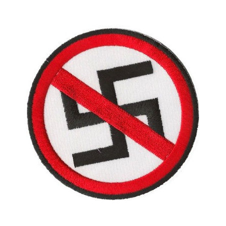 ANTI NAZI EMBROIDERED Patch