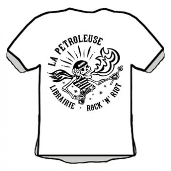 T-Shirt LA PETROLEUSE BOOKSTORE (5) WHITE & BLACK