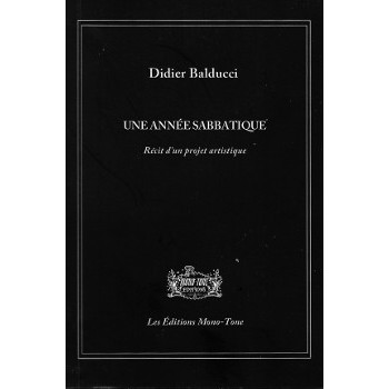 Book UNE ANNÉE SABBATIQUE Book UNE ANNÉE SABBATIQUE