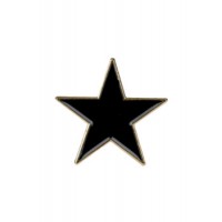 ENAMEL PIN BLACK STAR