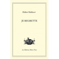 Livre JE REGRETTE