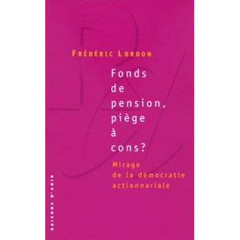 Book FONDS DE PENSION, PIEGE A CONS ?