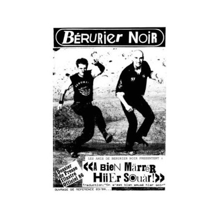 livre BERURIER NOIR - A BIEN MÄRRÉR HIIER SOUAR